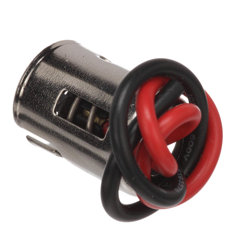 Seachoice Bayonet Bulb Socket for Bayonet Style Miniature Lamps, 4 In. Wire Leads,White - Image 2